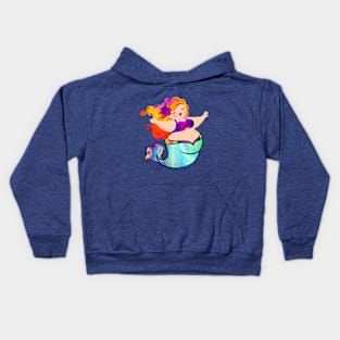 Sunset Mermaid Kids Hoodie